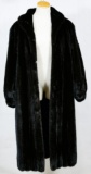 Full Length Black Mink Coat by Bonwit Teller