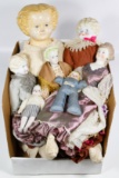 Emma Clear Parian, China Head and Greiner Style Doll Assortment