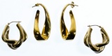 14k Gold Pierced Earrings