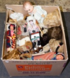 Celluloid, Wood, Hard Plastic and Skookum Doll Assortment