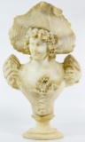 Alabaster Female Bust