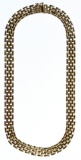 14k Gold Woven Link Necklace