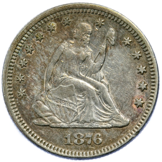 1876 25c AU