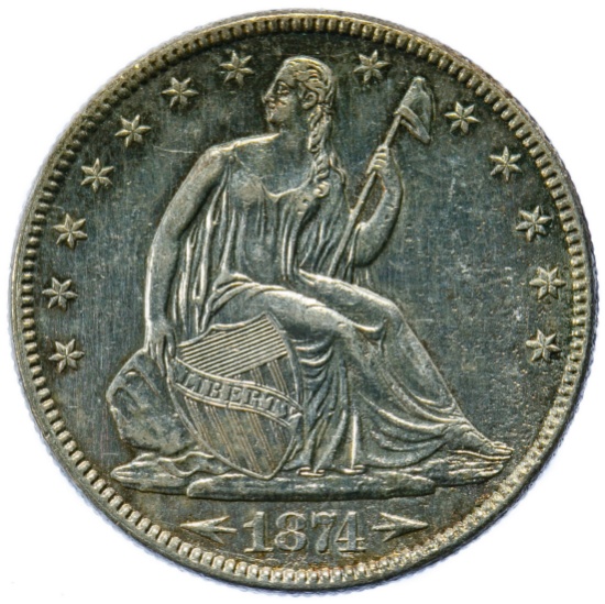 1874 50c AU Details