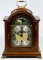 John Warmink Wood and Brass Mantel Clock