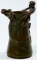 Josef Ofner (Austria, b.1868) Patinated Brass Vase
