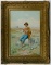 Cleto Luzzi (Italian, 1884-1952) Seated Boy Watercolor