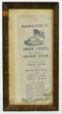 1864 Presidential Union Electoral Ticket