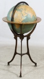 W & AK Johnston Terrestrial Library Globe