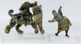 Chinese Ceramic Figural Roof Tiles