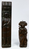 Carved Wood Religious Statues / Wall Hangings