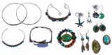 Sterling Silver and Stone Jewelry Assortment