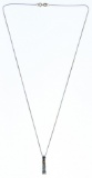 14k Bi-Color Gold and Diamond Pendant on Necklace