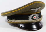 World War II German Cavalry Officer Peaked Cap