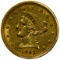 1862 $2 1/2 Gold AU Details
