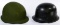 World War II German and Vietnam War US Helmets