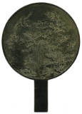 Japanese Bronze Hand Mirror