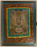 Buddhist Thangka Painting on Silk