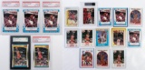 Michael Jordan 1988 and 1989 All Star Fleer Graded Trading Card Assortment