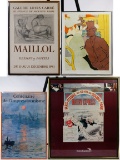 French Artist Exhibition Poster Assortment
