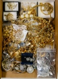 Sterling Silver, Gold-tone and Silver-tone Costume Jewelry Assortment