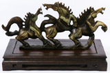 Asian Carved Soapstone Horse Statue