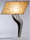 MCM Table Lamp and Shade by Majestic Lamp Co.