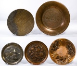 Copper and Bronze Plate Assortment