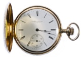 Elgin 14k Gold Hunter Case Pocket Watch