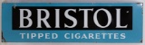 Bristol Cigarette Porcelain Enamel Advertising Sign