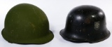 World War II German and Vietnam War US Helmets