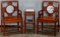 Asian Rosewood and Hardstone Parlor Set