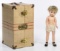 Effanbee Hard Plastic Doll, Clothing and Wardrobe Trunk