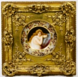 Royal Vienna Framed Portrait Plate