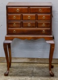 Mahogany Stained Jewelry Chest