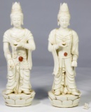 Asian Blanc de Chine Deity Statues