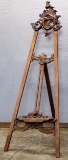 Carved Mahogany Easel