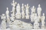 Asian Blanc de Chine Figurine Assortment