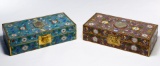 Asian Jadeite Jade and Cloisonne Boxes