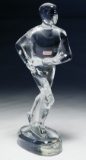 Baccarat 'Jogger' Crystal Figurine