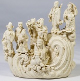 Chinese Blanc de Chine 'Eight Immortals' Figurine
