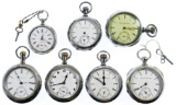 Elgin Open Face Pocket Watch Assortment