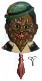 Animated Dixie Boy Pendulette Clock by Lux Clock Mfg. Co.