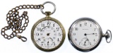 Open Face Railroad Pocket Watches