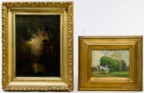 Unknown Artists (20th Century) Landscape Oil on Board Paintings