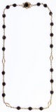 18k Gold and Garnet Necklace