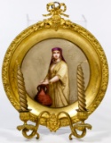 Limoges Framed Portrait Plate