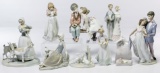 Lladro Figurine, Plaque, Cup and Bell Assortment