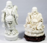 Asian Blanc de Chine Buddha Figures