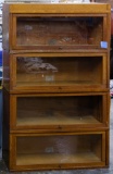 Oak Veneer Barrister Bookcase by Globe Wernicke